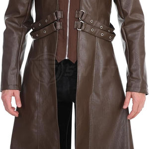 Abrigo largo informal de la mejor calidad para hombre para invierno Transpirable y elegante con piel Ropa de Invierno Estándar Internacional - Product Image 6