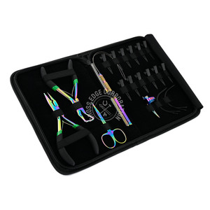 Venta caliente 2024 herramientas de extensión de cabello ganchillo gancho y bucle agujas curvas Microbeabs playa onda crimpadora y quitar alicates AGUJAS - Product Image 6