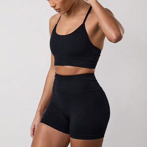 Soutien-gorge de sport pour femme, couleur unie, design de bretelles, léger, vêtements de sport, soutien-gorge de sport pour femme - Product Image 6