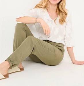 Venta al por mayor personalizado su propio diseño Jogger pantalones cordón cintura transpirable todos los días Joggers estilo frontal plano para el invierno - Product Image 3