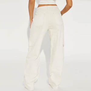 Vente chaude à la mode Streetwear mode femmes Cargo pantalon 2024 nouvelle mode Logo personnalisé femmes Cargo pantalon - Product Image 2