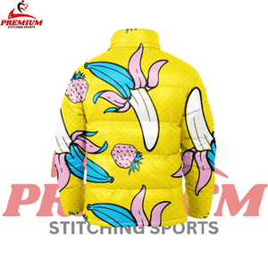 Chaquetas Acolchadas de Diseñador Sublimadas, Chaquetas Acolchadas Personalizadas de Invierno para Hombre - Product Image 6