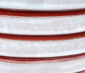 Vase à fleurs en céramique sculptée, vase à nervures imprimé en 3D, élégance moderne rencontre texture sculpturale - Product Image 3