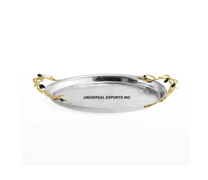 Bandeja de Chocolate de Metal con forma de rectángulo con estilo clásico hecho a mano, plato de Chocolate decorativo martillado ecológico nuevo - Product Image 6