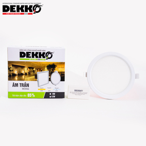 Dekko ไฟดาวน์ไลท์ LED บางเฉียบ16แพ็ค, ไฟดาวน์ไลท์ LED ดาวน์ไลท์หรี่แสงได้5CCT 6นิ้วติดตั้งฝ้าเพดานแบบโมเดิร์น