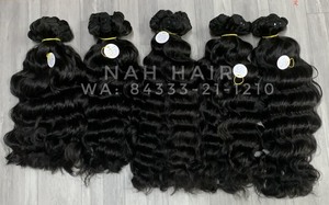 ผมแท้จากกัมพูชาพร้อมที่ปิดลูกไม้ลอนหลวมและคลื่นธรรมชาติจัดส่งฟรีจากผู้จำหน่ายผมจากเวียดนาม - Product Image 3