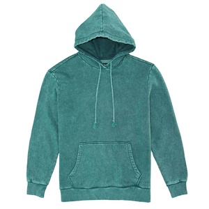 Wholesale hoodies Vintage Blank Acid <b>Wash</b> Hoodie 100% Cotton Sun Faded Oversized Pullover Acid <b>Wash</b> large size MADE BY BS 2026 - Product Image 2