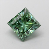 Diamant de laboratoire Triangle vert vif fantaisie 2,00 ct VS1 certifié IGI pour la fabrication de bijoux (pièce détachée)