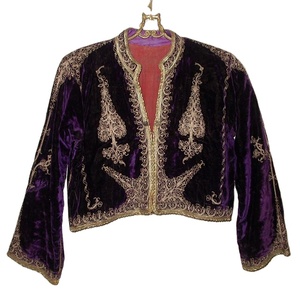 Veste Kaftan pour femmes grandes tailles - Marque Kanya Libas - Mélange de lin et de coton - Design richement orné - Plusieurs couleurs disponibles - Product Image 1