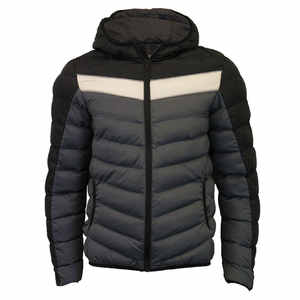 Nueva Chaqueta Acolchada de Lona para Hombre, Diseño 2026, Cálida, Transpirable, Impermeable, Reversible, Ecológica, con Cierre y Cuello Henry - Product Image 4