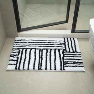 Venta al por mayor de alfombras de baño de lujo de moda de secado rápido de algodón de diseño con técnicas hechas a máquina para baños por ITHL - Product Image 4