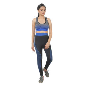 Conjunto de Yoga de Cintura Alta para Mujer, Transpirable, Talla Grande, Secado Rápido, Spandex, Poliéster, Conjunto Deportivo para Mujer - Product Image 1