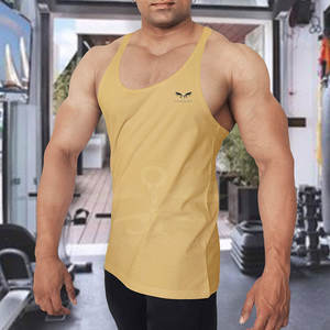 Quick Dry Men's Athletic <b>Muscle</b> Stringer Tank Top Moisture Wicking Gym Wear Stringer <b>Vest</b> Top - Product Image 4