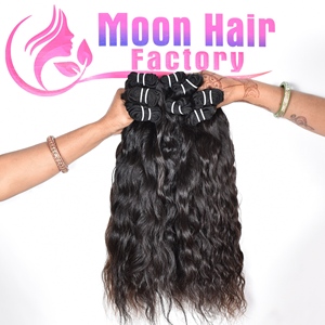 El mejor producto presenta extensiones de cabello humano Remy indio suave y sedoso de aspecto natural Estilo ondulado de cierre disponible a precios asequibles - Product Image 3