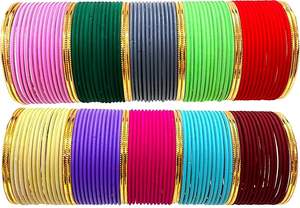 Bracelets en verre perlé tendance pour femmes pour les mariages, les fêtes, les cadeaux, multicolores, bracelets en velours faits à la main, ensembles de bracelets pour adultes - Product Image 5