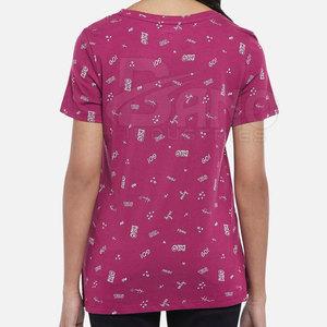 Camisetas de verano de alta calidad para mujer, cuello redondo de lona, hecho en fábrica, último estilo, diseña tu propio algodón 100% transpirable personalizado - Product Image 3