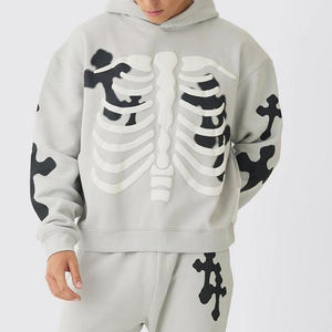 ชุดวอร์มโอเวอร์ไซส์ผ้าคอตตอน 100% คุณภาพพรีเมียม สไตล์วินเทจฟอกสี ลวดลายโลโก้สั่งทำ ราคาขายส่ง แฟชั่นอินเทรนด์ เนื้อผ้าหนา - Product Image 3