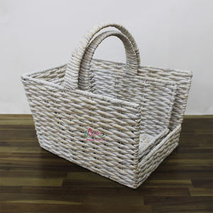 Artex Dong Thap Vietnam Eco Friendly Water Hyacinth <b>Log</b> <b>Basket</b> Multifunctional Durable Handcrafted Storage Solution for Home Use - Product Image 3