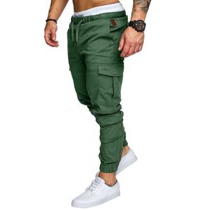 Pantalones de chándal para hombre, Joggers de Hip-Hop, lisos, con múltiples bolsillos, 2023 - Product Image 5