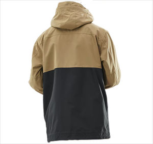 Unisex Waterproof Camouflage Pattern Pullover Winter Jacket Windproof Half Zip Snowboarding Outdoor Sports Spring Front - Product Image 3