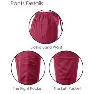 Juego de uniformes de enfermería transpirables con logotipo personalizado, uniformes de hospital para hombres y mujeres, ropa de trabajo para salón de belleza dental - Product Image 3