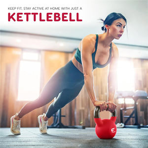 Kettlebells de neopreno para entrenamiento de fuerza de cuerpo completo para entrenamientos en el hogar y en el gimnasio, incluidos columpios de elevación - Product Image 6