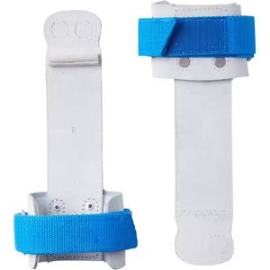 2025 cuero de vaca personalizado levantamiento de pesas gimnasia empuñadura de mano ajustable gancho y bucle empuñaduras de barra alta gimnasia pull up entrenamiento - Product Image 2