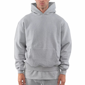 Sudaderas con capucha personalizadas para hombres 100% algodón peso pesado calidad de lujo Puff impresión ropa de calle de gran tamaño sudaderas con capucha para hombres - Product Image 2