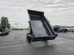 Top Export Quality 2026 6 x 10 FT Hydraulic Dump Trailer 7K GVWR Lowrider Tandem Axle Construction & Landscaping Trailer - Product Image 5