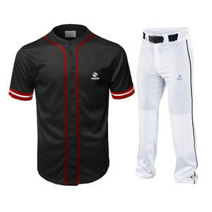 Ensemble d'uniformes de baseball de meilleure qualité pour hommes Nouvel uniforme de baseball de sport sur mesure Ensemble d'uniformes de baseball imprimés - Product Image 4