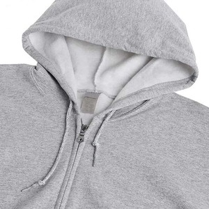 Sudadera con Capucha Informal de Invierno Color Gris Jaspeado para Hombre, Sudadera Informal con Capucha para Hombre en Oferta - Product Image 3
