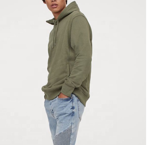 Sudadera con Capucha Deportiva de Moda, Sudadera con Capucha Extra Grande con Cierre, Sudadera Informal de Color Sólido, Algodón para Sudadera con Capucha - Product Image 3