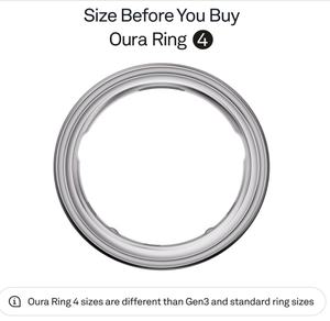 Bague Oura 4 - Argent - Taille 8 - Vérifiez la taille avant d'acheter - Product Image 2