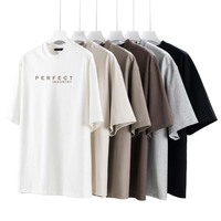 T-shirts pour hommes de haute qualité fabriqués par le fabricant, en jersey de coton, col rond, coupe ample, manches courtes, personnalisation par impression sérigraphique