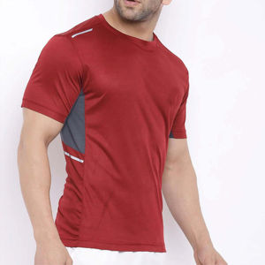 Venta al por mayor de los hombres 100% algodón Mock Rib Neck Oversize Drop Shoulder T-Shirt Knitted Heavyweight Plain Streetwear camiseta en blanco para - Product Image 4