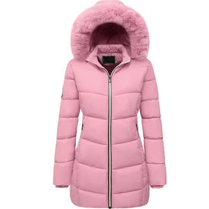 Nouveau manteau long matelassé à capuche pour femme, épais, chaud, respirant, tissé, grande taille - Product Image 1