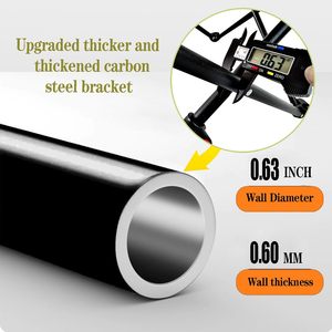 Portable Lightweight Metal Lawn <b>Chair</b> Black Cotton Folding Design <b>High</b> <b>Back</b> Side Pockets Headrest <b>for</b> <b>Adults</b> <b>for</b> Outdoor Camping - Product Image 4