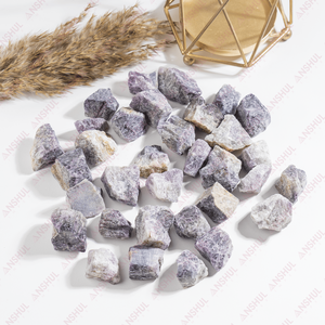 Wholesale Premium Quality Purple Fluorite Healing <b>Raw</b> Rough Rocks Anshul Impex Patriotism Style USA Origin for Art Collectibles - Product Image 4