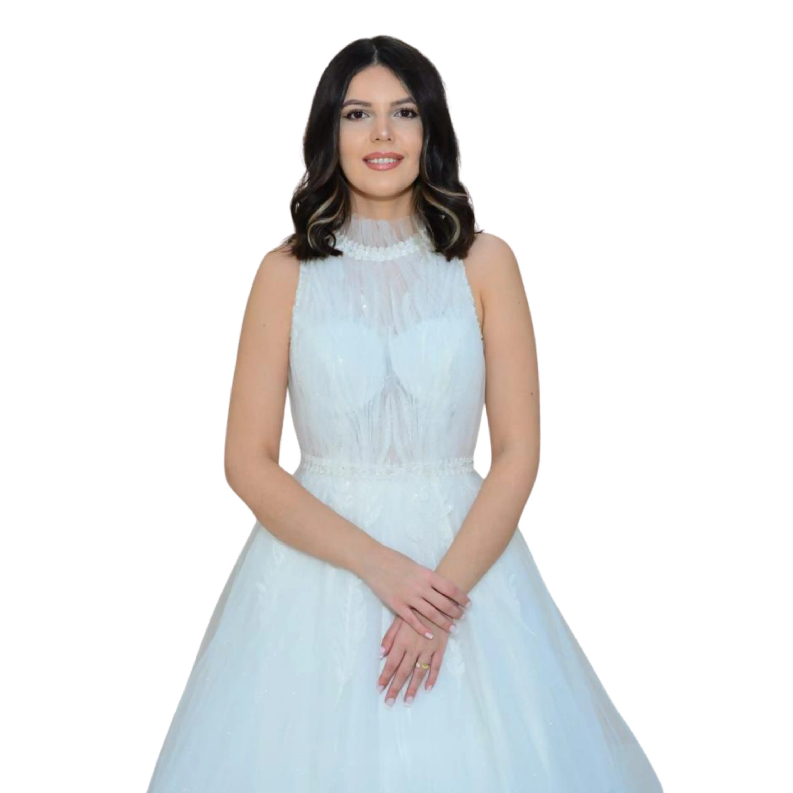Nalans Long Lace Wedding Dress Plus Size Wedding Gown Vintage Bridal Women Fashion Casual Bride Floral Beach OEM Train pas07