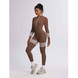 Jumpsuits Yoga Suit Women's <b>Gym</b> Push-Up Exercise Clothes High Elastic Tight-Fitting <b>Bodysuit</b> Back Yoga Suit - Product Image 3