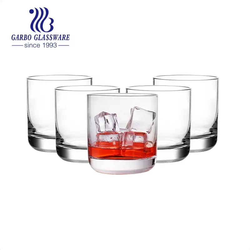 Máy thổi uống cốc biểu tượng tùy chỉnh Whisky Kính U hình dạng cốc thủy tinh 10oz 285ml nước trái cây cốc thủy tinh sử dụng nhà Bộ đồ ăn