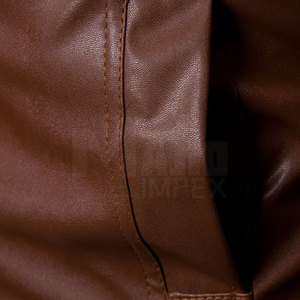 Chaqueta de invierno para hombre, nueva chaqueta de cuero para hombre 2023, venta al por mayor, diseño de moda, chaqueta de cuero genuino para hombre, chaqueta de invierno - Product Image 5