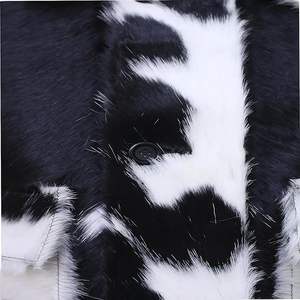 Chaqueta de piel de vaca desgastada para hombre con piel de vaca natural Estampado de animales Piel de vaca Estampado de animales - Product Image 2