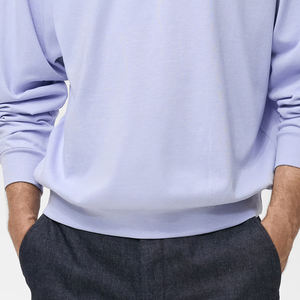 Sweat-shirt à manches longues pour homme avec logo personnalisé / Vente en gros à prix avantageux, vêtements décontractés, service OEM, col rond - Product Image 3