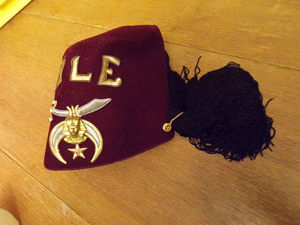 Sombrero Fez de Fieltro de Lana Borgoña de Alta Calidad, Masónico, Francmasonería, Shriners, con Borla Personalizada, para Deportes al Aire Libre y Playa, Gran Venta - Product Image 6