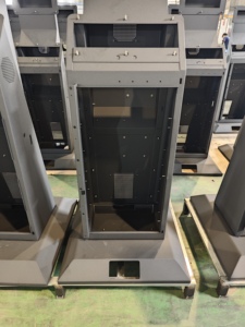 Gabinete de quiosco de acero con recubrimiento en polvo OEM, caja de información de aplicación de terminales para interiores y exteriores por Fabricación de chapa metálica - Product Image 3