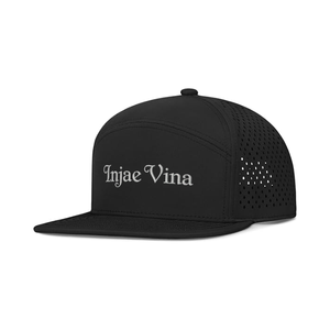 Gorra de Golf Perforada con Visera Plana, Logotipo Bordado, al por Mayor, Estructurada, de 6 Paneles, Corte Láser, Cierre a Presión, Impermeable, para Deportes, para Correr - Product Image 2