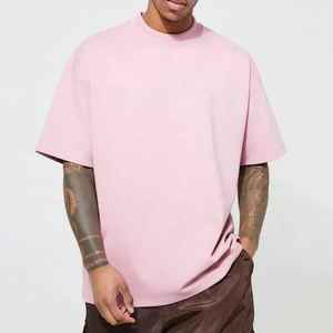 T-shirt en toile vierge 100% coton pour hommes, logo OEM personnalisé, impression personnalisée, broderie, respirant, séchage rapide, vente en gros, 2025 - Product Image 5