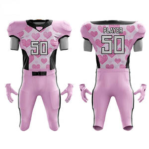 Uniforme de football américain de meilleure qualité, vêtements de sport respirants, taille XL, avec technique de sublimation, ensemble très élégant - Product Image 1