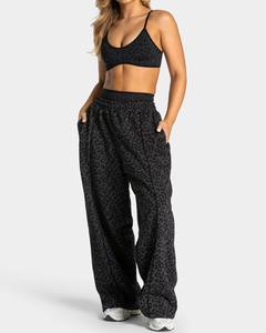 Pantalons de jogging pour femmes avec logo personnalisé, bas de survêtement de jogging, pantalons de haute qualité, couleur rose, pantalons et pantalons pour femmes - Product Image 2